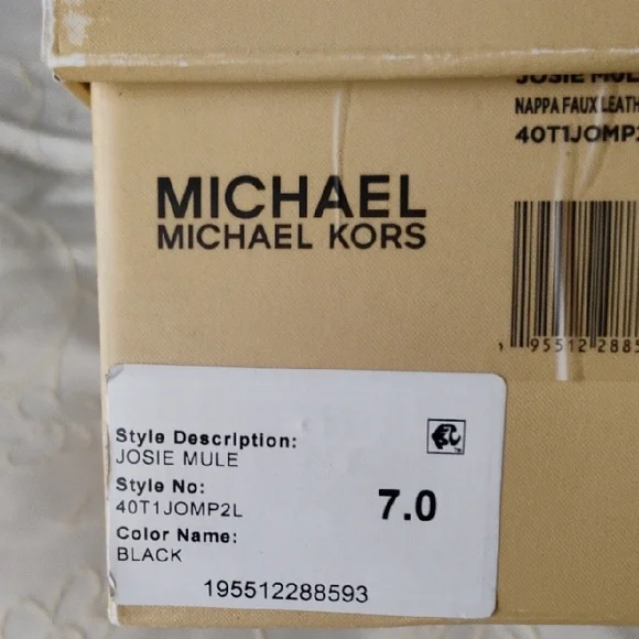 Michael Kors🎁 Josie Mule Knotted Sandals Leopard Block heel NIB - Picture 6 of 7